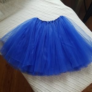 Royal blue Tutu skirt